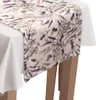 Tischläufer mit Muster 40 x 200 cm Lavendel Blätter und Produktbild-Vorschau 4