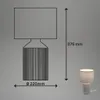 Stolní lampa Briloner Ino, látkové stínidlo, kabelový Náhled obrázku produktu 17