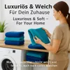 Betz 12er Handtuch-Set PALERMO 100% Baumwolle  Farbe: blau Produktbild-Vorschau 6