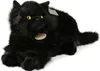 RAPPA Chat en peluche noir couché 30 cm ECO-FRIENDLY Voir les images du produit 2