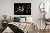 MuchoWow® Poster Frau - Luxus - Blumen - Schmetterling - Produktbild-Vorschau 4