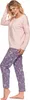 Damen-Pyjama, zarte Spitze, lange Ärmel, Blumenmuster, Produktbild-Vorschau 7