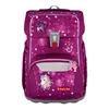 A purple backpack with a unicorn and star design, set against a white background. Voir les images du produit