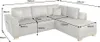 riess-ambiente Ecksofa NORWAY 250cm taupe Vogue Velours Produktbild-Vorschau 2