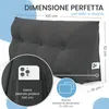 Cuscino per schienale ELONEO largo 100 cm, cuscino a cuneo Anteprima dell’immagine prodotto 3