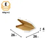 KAPAK Pizzakarton Weiß 26x26x4 cm für Gastronomie Produktbild-Vorschau 2