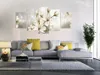 Tableau acoustique Fleurs Magnolia 200 x 100 cm Tableau en Voir les images du produit 1