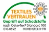 A logo with text indicating textile certification. Produktbild-Vorschau