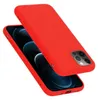 A red phone case is shown on a white background. Produktbild-Vorschau