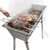 Mangal Grill 80x34cm Edelstahl 2mm Schaschlik Produktbild-Vorschau 6