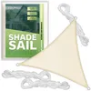 KRUMAD Tenda triangolare 4x4 m Beige Protezione solare Anteprima dell’immagine prodotto 1