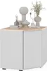 A corner cabinet with decorative items on top. Anteprima dell’immagine prodotto