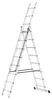 Drabina aluminiowa z opcją na schody 3x8 HIGHER 4,70m Hobby Podgląd zdjęcia produktu 2