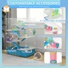6-stöckiger Hamsterkäfig mit Röhren, Tunnels, Hütte, Produktbild-Vorschau 6