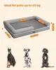 Cama ortopédica para perros Feandrea, 120x85 cm, color gris Vista previa de la imagen del producto 4