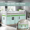 Homestyle4u Hochbett 90x200 Kinder mit Lattenrost mit Produktbild-Vorschau 17