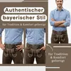 Traditioneller Herren-Ledergürtel mit verzierter Metallschnalle Produktbild-Vorschau