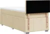 Boxspringbett mit Matratze Creme 90x200 cm Stoff 3286970 Produktbild-Vorschau 6
