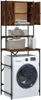 A washing machine cabinet with shelves and storage above a washing machine. Náhled obrázku produktu