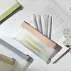 4 przezroczyste piórniki, supermiękki piórnik z zamkiem Podgląd zdjęcia produktu 16