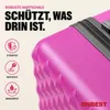 ONBEST Hartschalen Koffer Set | 4-teilig Pink | mit Produktbild-Vorschau 6