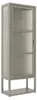 osoltus Wandschrank Riffelglas Stahl Regal cube Warm Grey Produktbild-Vorschau 1