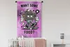 MuchoWow® Wandteppich Wandbehang Fernsehen - Lila - Vintage Produktbild-Vorschau 2