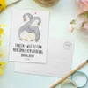 Mr. & Mrs. Panda Postkarte Liebe Tanten - Weiß - Geschenk, Produktbild-Vorschau 3