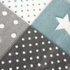 Kinderzimmer Teppich Spiel & Baby Teppich Punkte Sterne Produktbild-Vorschau 2