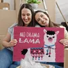 Relaxdays Fußmatte Lama, Kokos, Türvorleger mit Spruch, 60 Produktbild-Vorschau 3