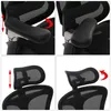 A collage of four images showing different adjustable features of an office chair. Náhled obrázku produktu