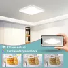 ZMH LED Plafonnier Blanc Plat Plafonnier 18W 23CM Angulaire Voir les images du produit 5