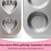 Backform Set Muffinform Edelstahl: Muffinblech Cupcake & Produktbild-Vorschau 2