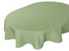 Tischdecke oval hellgrün 160x260 cm Leinenoptik Lotuseffekt Produktbild-Vorschau 6