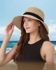 Cappello di paglia Zylioo da spiaggia per l'estate con tesa Anteprima dell’immagine prodotto 2