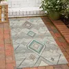 Teppich Wohnzimmer Vintage-Style | In- & Outdoor | grün Produktbild-Vorschau 2