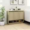 The Living Store Sideboard Sonoma-Eiche 97x31x75 cm Produktbild-Vorschau 3