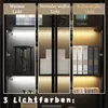 Glasvitrine mit 2 Glastüren und Beleuchtung, Vitrine mit 2 Produktbild-Vorschau 3