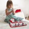 Zestaw do herbatki metalowy w kwiatki dla dzieci Podgląd zdjęcia produktu 11