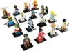 A collection of Lego minifigures arranged on a white background. Náhled obrázku produktu