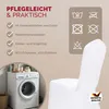 DETEX® Stuhlhussen 2er Set Weiß Hochzeit Stretch  Dehnbar Produktbild-Vorschau 5