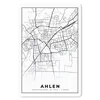 MuchoWow® Mauspad Mousepad Karte - Ahlen - Stadtplan 40x60 Produktbild-Vorschau 1