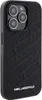 A black Karl Lagerfeld phone case with embossed logo pattern. Anteprima dell’immagine prodotto