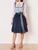 Dirndl Dena 60cm Länge blau 44 Produktbild-Vorschau 5