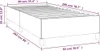 vidaXL Bettgestell ohne Matratze Weiß 90x200 cm Kunstleder Produktbild-Vorschau 7