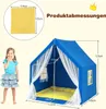 COSTWAY Kinderspielhaus mit Sternenlichtern, Prinzessin Produktbild-Vorschau 6