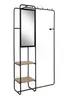 finori Luton 42A Kompaktgarderobe, schwarz / Nachbildung Produktbild-Vorschau 4