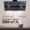 Klarstein WiFusion digestoř, WiFi, 690 m³/h, A++ Náhled obrázku produktu 2