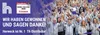 A group of people are cheering and celebrating, with text overlay indicating a win and thanks. Podgląd zdjęcia produktu
