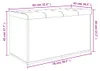 vidaXL Úložná lavica biela 82 x 42 x 45 cm Materiál na báze Náhľad obrázku produktu 7